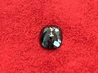 Diamant - 5.84 carat echte natuurlijke zwarte diamant in kussen vorm (gecertificeerd) - afbeelding 2 van  4