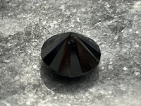 Diamant - 6.10 carat zwarte natuurlijke diamant - afbeelding 2 van  3
