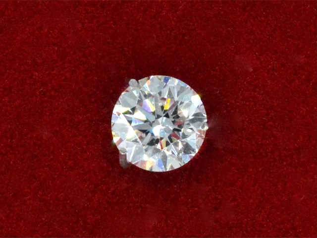 Diamant - circa 2.00 carat briljant geslepen diamant (gecertificeerd) - afbeelding 1 van  3