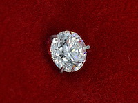 Diamant - circa 2.00 carat briljant geslepen diamant (gecertificeerd) - afbeelding 2 van  3