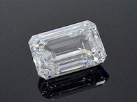 Diamant - circa 2.00 carat emerald geslepen diamant (gecertificeerd) - afbeelding 4 van  4