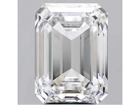 Diamant - circa 2.00 carat emerald geslepen diamant (gecertificeerd)