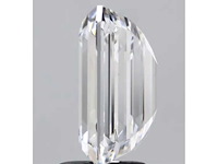 Diamant - circa 2.00 carat emerald geslepen diamant (gecertificeerd) - afbeelding 2 van  4