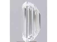 Diamant - circa 2.00 carat emerald geslepen diamant (gecertificeerd) - afbeelding 2 van  4