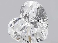 Diamant - circa 2.00 carat hart vorm geslepen diamant (gecertificeerd)