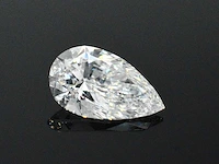Diamant - circa 2.00 carat peer vorm geslepen diamant (gecertificeerd)