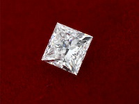 Diamant - circa 2.00 carat prinses geslepen diamant (gecertificeerd) - afbeelding 1 van  3