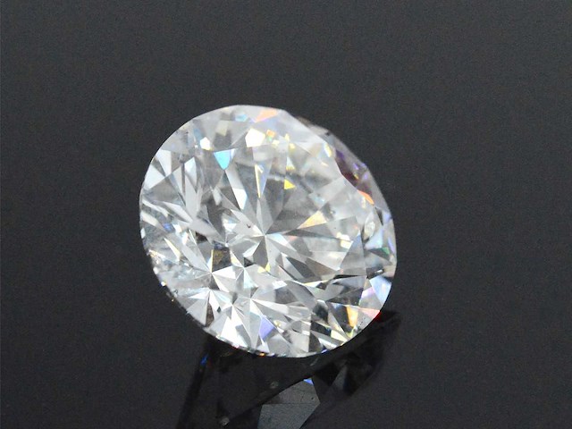 Diamant - circa 3.00 carat briljant geslepen diamant (gecertificeerd) - afbeelding 1 van  3