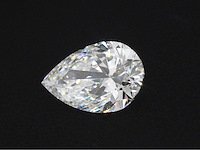 Diamant - circa 3.00 carat peer vorm geslepen diamant (gecertificeerd) - afbeelding 1 van  3