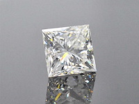 Diamant - circa 3.00 carat prinses geslepen diamant (gecertificeerd) - afbeelding 1 van  3