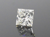 Diamant - circa 3.00 carat prinses geslepen diamant (gecertificeerd) - afbeelding 2 van  3