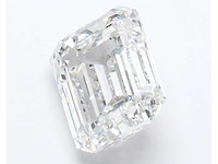 Diamant - circa 4.00 carat emerald geslepen diamant (gecertificeerd) - afbeelding 2 van  4