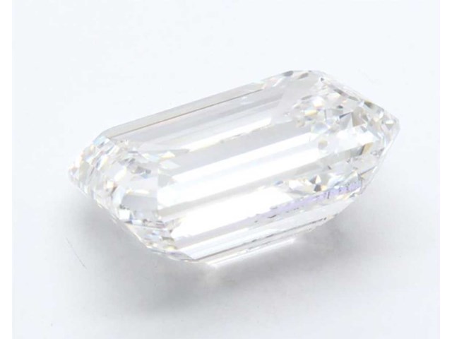 Diamant - circa 4.00 carat emerald geslepen diamant (gecertificeerd) - afbeelding 4 van  4