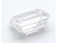 Diamant - circa 4.00 carat emerald geslepen diamant (gecertificeerd) - afbeelding 4 van  4