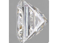 Diamant - circa 4.00 carat prinses geslepen diamant (gecertificeerd) - afbeelding 2 van  3