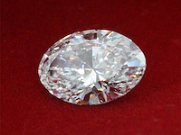 Diamant - circa 5.00 carat ovaal geslepen diamant (gecertificeerd) - afbeelding 2 van  4