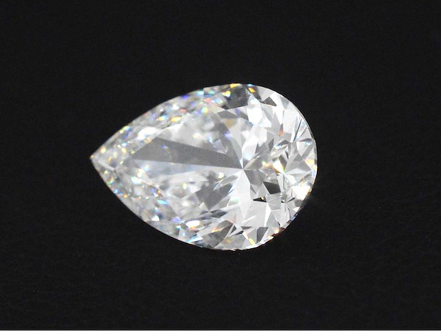 Diamant - circa 5.00 carat peer vorm geslepen diamant (gecertificeerd) - afbeelding 4 van  4