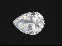 Diamant - circa 5.00 carat peer vorm geslepen diamant (gecertificeerd) - afbeelding 4 van  4