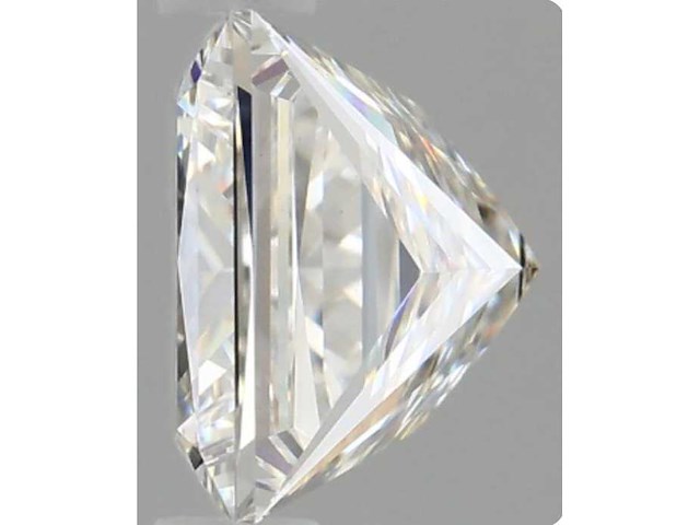 Diamant - circa 5.00 carat prinses geslepen diamant (gecertificeerd) - afbeelding 2 van  3
