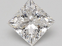 Diamant - prinscess 1.04 ct - d/vvs2 (igi gecertificeerd) - afbeelding 1 van  5
