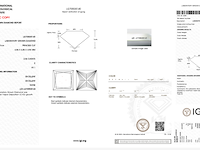 Diamant - prinscess 2.06 ct - e/vs1 (igi gecertificeerd) - afbeelding 4 van  5