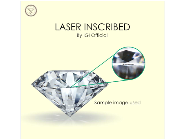 Diamant - prinscess 2.06 ct - e/vs1 (igi gecertificeerd) - afbeelding 5 van  5