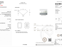 Diamant - radiant 2.03 ct - e/vvs2 (igi gecertificeerd) - afbeelding 4 van  5