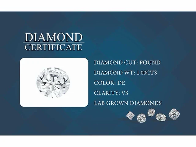 Diamant - ronde 1 cts de vs - afbeelding 3 van  5