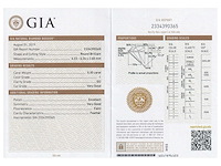 Diamant 0.30 carat natuurlijke diamant gecertificeerd - afbeelding 3 van  5