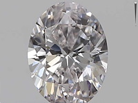 Diamant 0.40 carat natuurlijke roze ovaal geslepen diamant - afbeelding 1 van  4