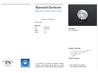 Diamant 0.41 carat natuurlijke diamant gecertificeerd - afbeelding 3 van  3