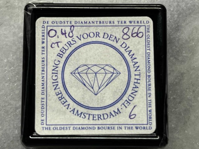 Diamant 0.48 carat - afbeelding 2 van  3