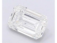 Diamant 0.50 carat emerald geslepen gecertificeerd - afbeelding 1 van  4