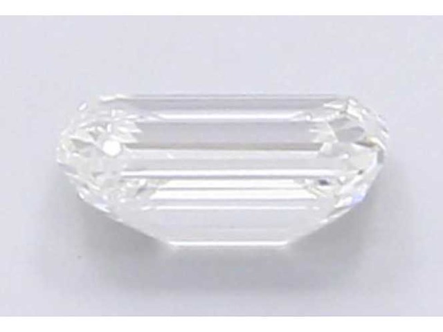 Diamant 0.50 carat emerald geslepen gecertificeerd - afbeelding 2 van  4