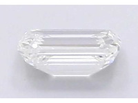 Diamant 0.50 carat emerald geslepen gecertificeerd - afbeelding 2 van  4