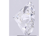 Diamant 0.50 carat hartvorm geslepen diamant gecertificeerd - afbeelding 2 van  4