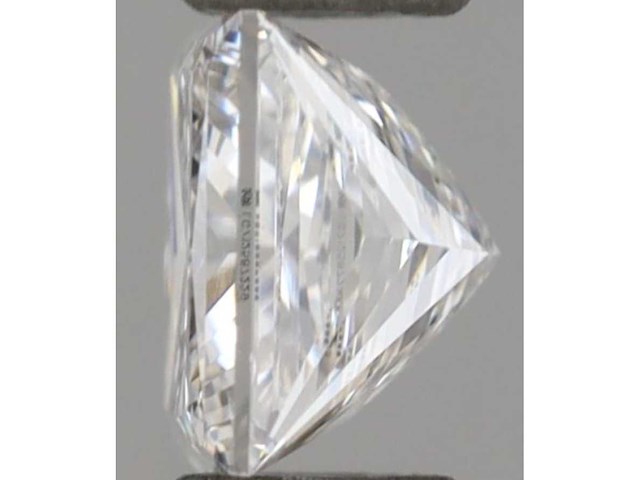 Diamant 0.51 carat prinses geslepen gecertificeerd - afbeelding 2 van  4