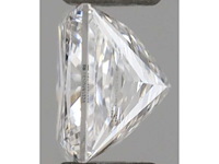 Diamant 0.51 carat prinses geslepen gecertificeerd - afbeelding 2 van  4
