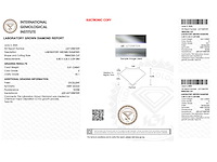 Diamant 0.51 carat prinses geslepen gecertificeerd - afbeelding 3 van  4