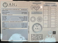 Diamant 0.52 carat briljant geslepen diamant gecertificeerd - afbeelding 4 van  4