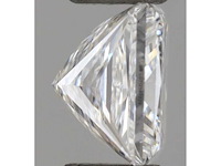 Diamant 0.53 carat prinses geslepen diamant gecertificeerd - afbeelding 2 van  4
