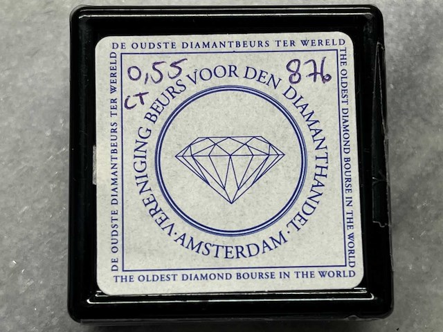 Diamant 0.55 carat - afbeelding 2 van  3