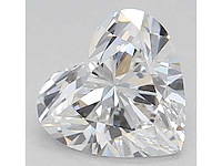 Diamant 0.56 carat hartvorm geslepen gecertificeerd