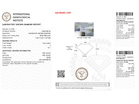 Diamant 0.56 carat hartvorm geslepen gecertificeerd - afbeelding 3 van  4