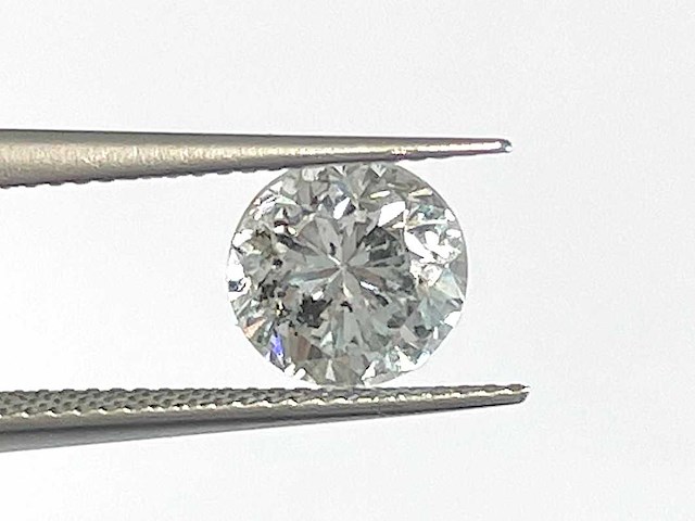 Diamant 0.68 carat echte natuurlijke diamant gecertificeerd - afbeelding 1 van  3