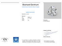 Diamant 0.71 carat natuurlijke diamant gecertificeerd - afbeelding 3 van  3
