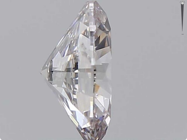 Diamant 0.72 carat echte fancy colour diamant gecertificeerd - afbeelding 4 van  6