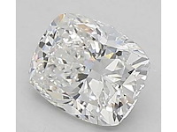 Diamant 0.81 carat kussenvorm geslepen gecertificeerd - afbeelding 1 van  4