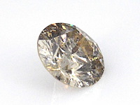 Diamant 0.97 carat natuurlijke champagne diamant - afbeelding 2 van  4