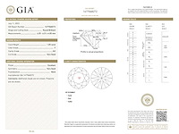 Diamant 1.00 carat briljant geslepen diamant met gia certificaat - afbeelding 4 van  4